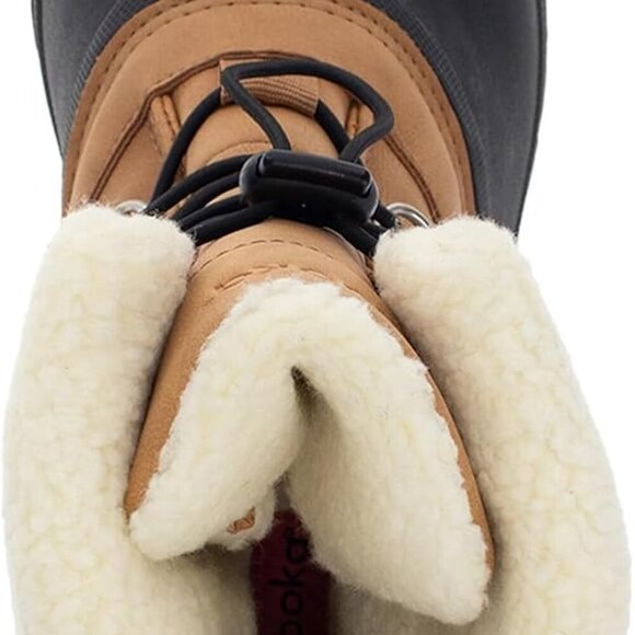 Womens Waterproof Insulated Plush Lined Mid Calf Snow Boots Winter Cold Weather - Picture 5 of 7